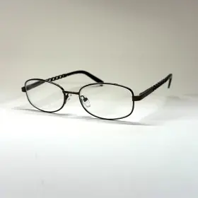 52-17-140 Eye Q Sw442 Eyeglasses Frame Only Brown Womens Full Rim Round