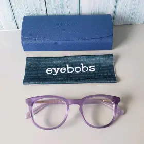 3433-15 Eyebobs Inch Fresh Eyes Bluelight Glasses With Matching Case And Cleansing Cloth