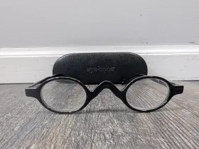 St6959r Eyebobs Eyeglasses Black Frames 2.00