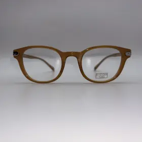 45-23-145 Eyevan 307-e 7285 C.501s Glasses Amber Silver Square Japan New