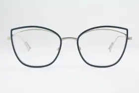 9134 Face A Authentic Bocca Song 1 52mm Matte Prussian Blue Glasses Japan