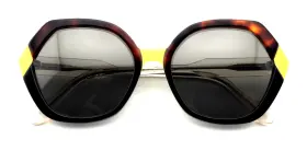 Gioco2col.47918144 Face A Gioco 2 Col.479 Tort Oversize Authentic Eyeglasses Frames 57-18-144
