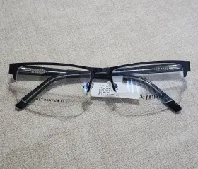 00197 Fatheadz Eyewear Fh The Wait Black/blue 61/17/150 Large Flex Hinge &r94