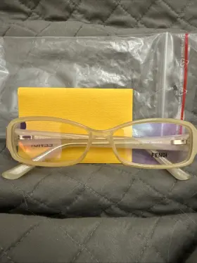 F886r Fendi 750666902292 New F974 290 Beige Authentic Eyeglasses Frames 53-14-135mm