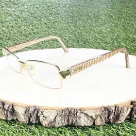 54-16-135 Fendi F1019 Eyeglasses Frames 714 Womens Gold Rectangle Designer Italy