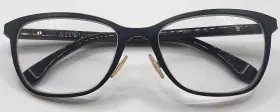 Ff0011 Fendi Eyeglasses Wayfarer Black Gold Frames Italy Ff 0011 7sp 135 53 17 #13