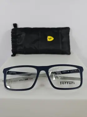 Fz8001u Ferrari 509 Blue Matte Mens 56 Mm Eyeglasses