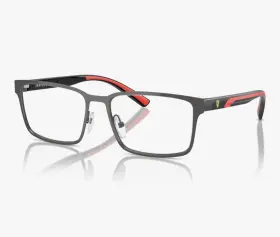 Ofz7002 Ferrari Scuderia Model Brushed Dark Gunmetal Eyeglasses Frames - New