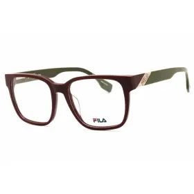 Vfi452 Fila Mens Eyeglasses Shiny Red Acetate Full Rim Square Shape Frame 03g6