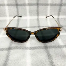 Firmoo F18504 Sunglasses Eyeglasses Cat Eye Tortoise Gold 587056 54-18-140 Frame Only