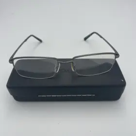 Flexon 750666980627 Washington 600 Eyeglasses Men Gunmetal 033 Rectangle 54 18 140