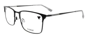 54-18-145 Flexon 883900208512 E1132 002 Mens Eyeglasses Matte Black Flexible Titanium