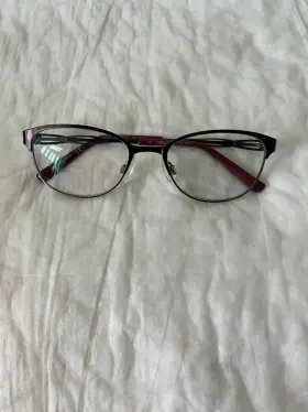 52-18-135 Flexon Doris-604 Eyeglasses 604 Womens Brown Rectangle Full Rim - Frames Only