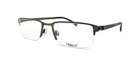 53-19-140 Flexon E1052 New 210 Brushed Brown Authentic Eyeglasses