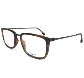 E1082-0215 Flexon Eyeglasses Frames E1082 215 Matte Brown Tortoise Square 55-21-145