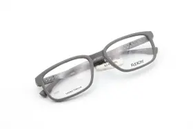 Flexon E1115 035 Matte Gray 53-19-140 Flexible Titanium Eyeglass Frames J223