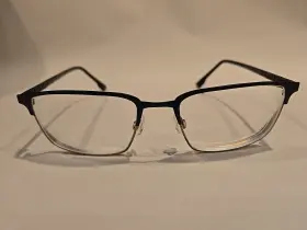 54-19-140 Flexon E1128 002 Titanium Designer Eyeglasses Black Flexible