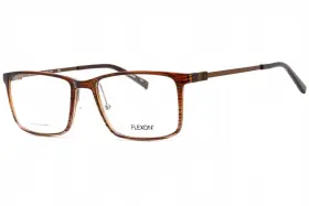 Ep8009215 Flexon Ep8009 215 Eyeglasses Brown Grey Gradient Frame 56mm