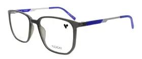 53-18-145 Flexon Ep8022 020 Mens Glasses Crystal Gray Titanium Arms