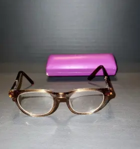 6035-lilly Flower 6035 Lilly Glasses Full-rim 49-19-140 Womens 001 Round Plastic