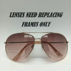 Fossil 3589241895 Aviator Eyeglass Frames Fw11 Lenses Need Replacement