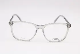 Fossil Fos6091 Soo Trgray Mtblk Rectangle Eyeglasses Frames 53-16-145