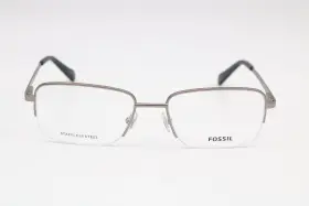 Fossil Fos7092/g R81 Matte Ruthenium Rectangle Eyeglasses Frames 54-18-140