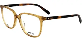 Fossil Fos7111g-02t3-16 Womens Crystal Beige Soft Square Eyeglass Frame - Fos7111g 02t3 16