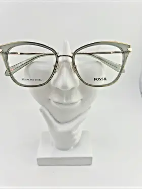 53-17-140 Fossil Fos7162 Fos 7162 Authentic Designer Eyeglasses Frames Crystal Green 0ox