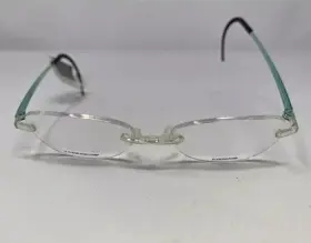 Eye097-48cyan Frame Qm47 Eyephorics Swiss Made Eye097-48cyan/clear Rimless Plastic Eyeglassesframe