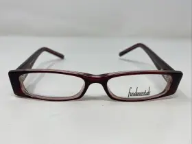 53-17-135 Fundamentals F004 Wi Red Wine Full Rim Eyeglasses Frame Mx63
