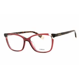 Vfu387v Furla Womens Eyeglasses Burgundy Acetate Cat Eye Full Rim Frame 0afd