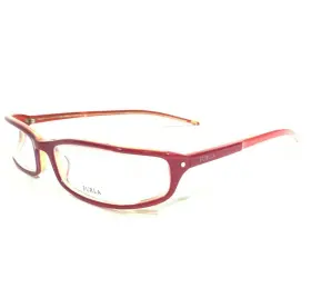 48-17-135 Furla Vu4533 Col.1bs Eyeglasses Frames Miro Fuchsia Red Pink Semi Rim