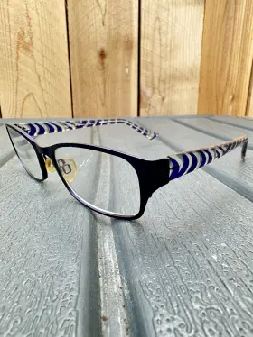 52-20-135 Fysh 3457 Uk Urban Eyewear 891 Purple Rectangular Eyeglass Frames Only