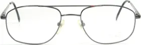 G & L 8606 Inch Notes And C2 Gunmetal Aviator Eyeglasses Glasses Frame 54-20-140 Nos
