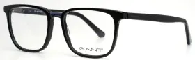 Gant Ga3183 001 Black Mens Square Full Rim Eyeglasses 51-17-145 B 41
