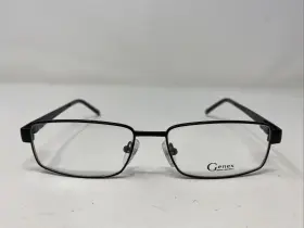 53-17-140 Genex G-4881 C.043 Black Metal Full Rim Eyeglasses Frame Xz13