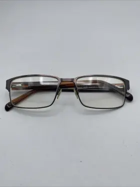 G402 Geoffrey Beene 54-17-140mm Eyeglasses Brown Full Rim Frame Tortoise Shell