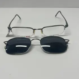 52-20-140 George S-2435 Easyclip S2435 Grey 20w Eyeglasses Frames #515 52-20-140 George S-2435 Easyclip S2435 Grey 20w Eyeglasses Frames #515