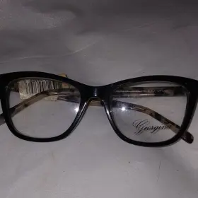 Georgina 552982624 728 Black Tortoise Full Rim Plastic Eyeglasses 53-17-140