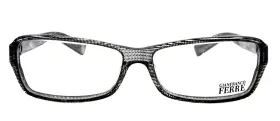 Gf14401 Gianfranco Ferr New Ferre 55mm Black Clear Eyeglasses Frames Unisex