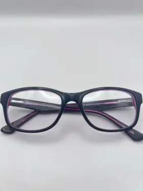 Gp6079 Gianni Po Gp2597 Eyeglasses Black Pink Square Italian Design Frames Only 140 Mm