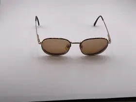 Giorgio Armani 162-796 162 796 Gold Brown Eyeglasses Frames 52-19 140 Clip On Sunglasses