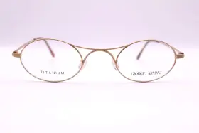 5027-t-k Giorgio Armani Titanium Gold Plated Ar 3071 45-24 140 Eye Frames #9