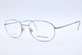 5839 Giorgio Armani Vintage Eyeglasses Ga 22 Gunmetal Round Frames 50mm
