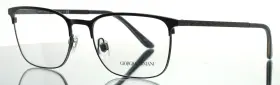 Giorgio Armani Ar5054 3121 Matte Grey Mens Rectangle Eyeglasses 55-18-145 B 39