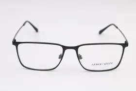 55-17-145 Giorgio Armani Ar5080 3001 Black Square Eyeglasses Frames
