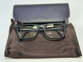 Ar7104 Giorgio Armani 5063 Mens Black Rectangle Eyeglasses Frames 55/17 145