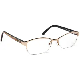 08m6 Givenchy 494n Eyeglasses Vgv Col. Gold/multicolor Half Rim Italy 54 17 140
