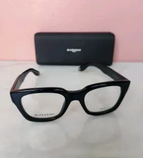 49-21-150 Givenchy Gv0047 807 Eyeglasses Frame Black Made In Italy With Case